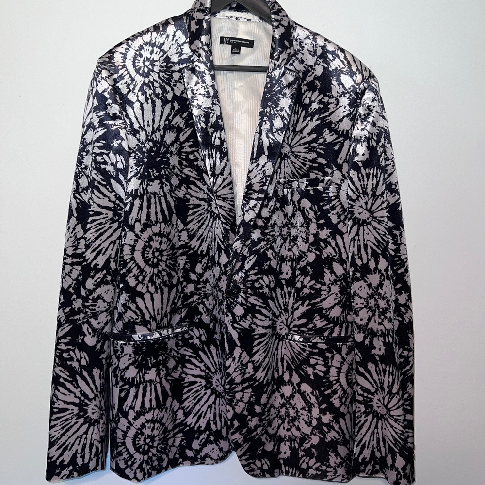 INC black/grey tie dye